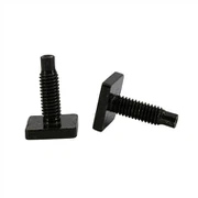 Vierkantschraube und Mutter